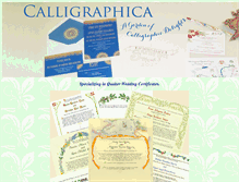 Tablet Screenshot of calligraphica.com